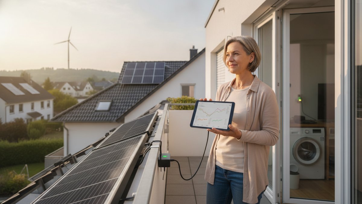 Kombination von Balkonkraftwerken mit dynamischen Stromtarifen: Wie Haushalte auch ohne großes Solardach maximal von flexiblen Netzpreisen profitieren