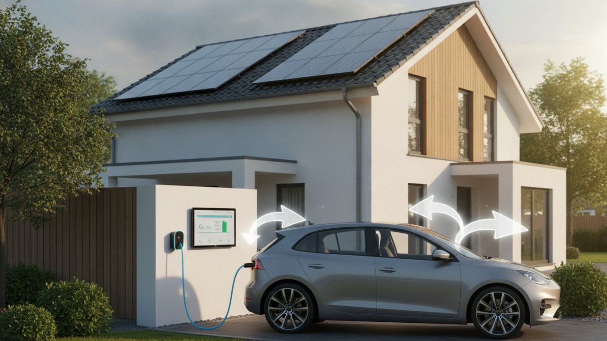 Bidirektionales Laden: Wie private E-Auto-Besitzer ihr Fahrzeug als Stromspeicher nutzen können