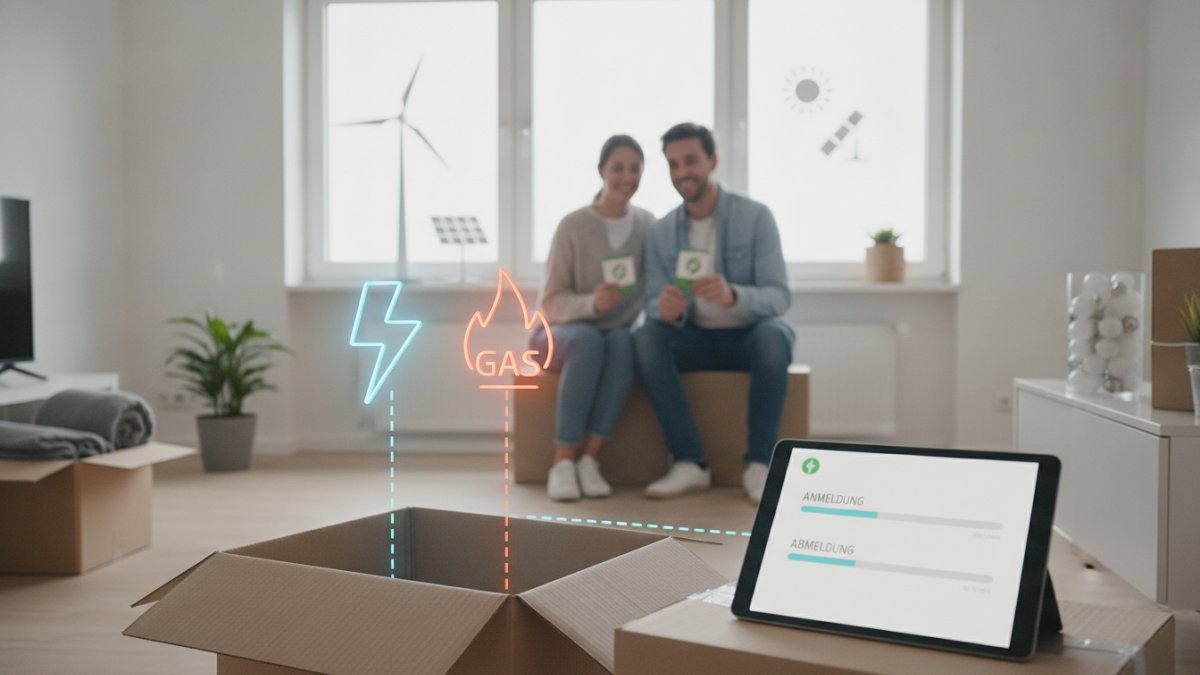 Doppelbelastung vermeiden beim Umzug: Strom und Gas nahtlos ummelden