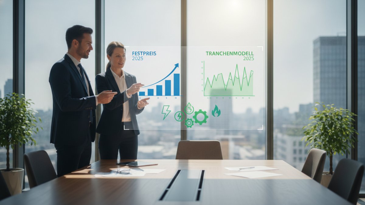 Energiebeschaffung im Mittelstand: Festpreis oder Tranchenmodell für Gewerbekunden im Jahr 2025?